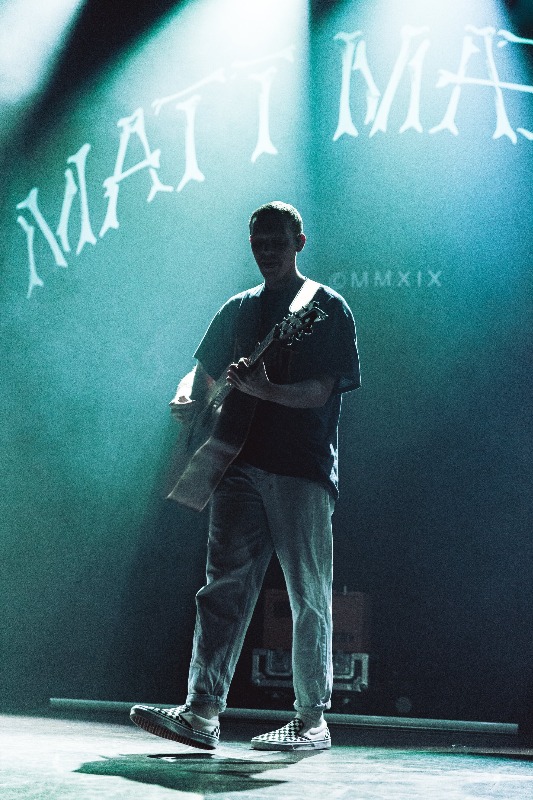 matt maeson at a live concert