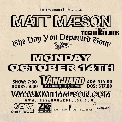 The day you departed tour poster